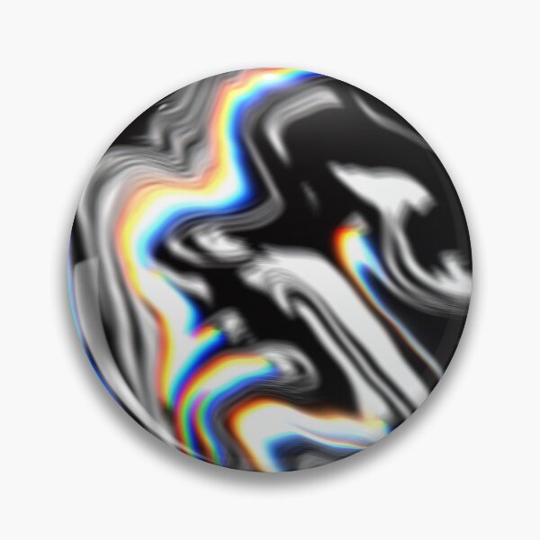Item preview, Trippy Hazy Black and White Glitch Swirl Pattern  designed and sold by kcameron369.
