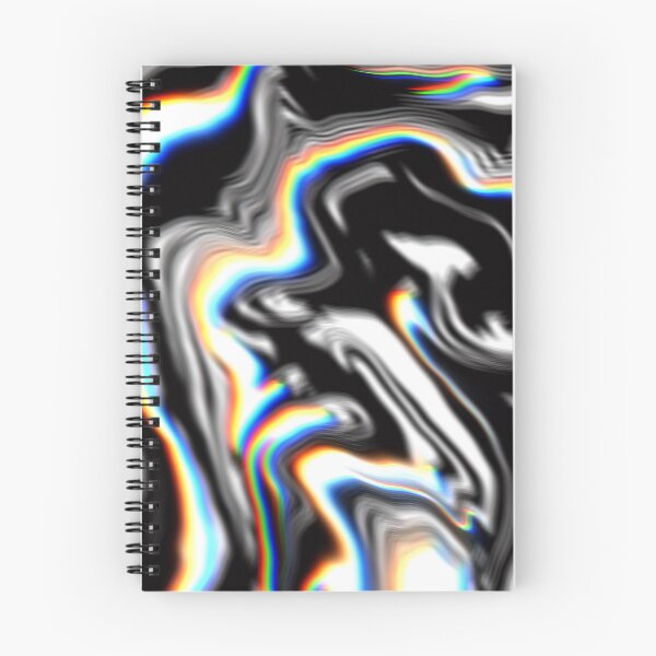 Item preview, Trippy Hazy Black and White Glitch Swirl Pattern  designed and sold by kcameron369.