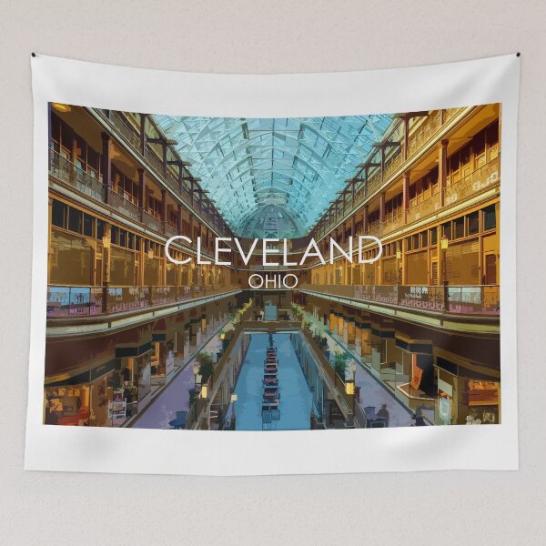 Item preview, Cleveland Arcade, Ohio, USA, Print designed and sold by summattodraw.