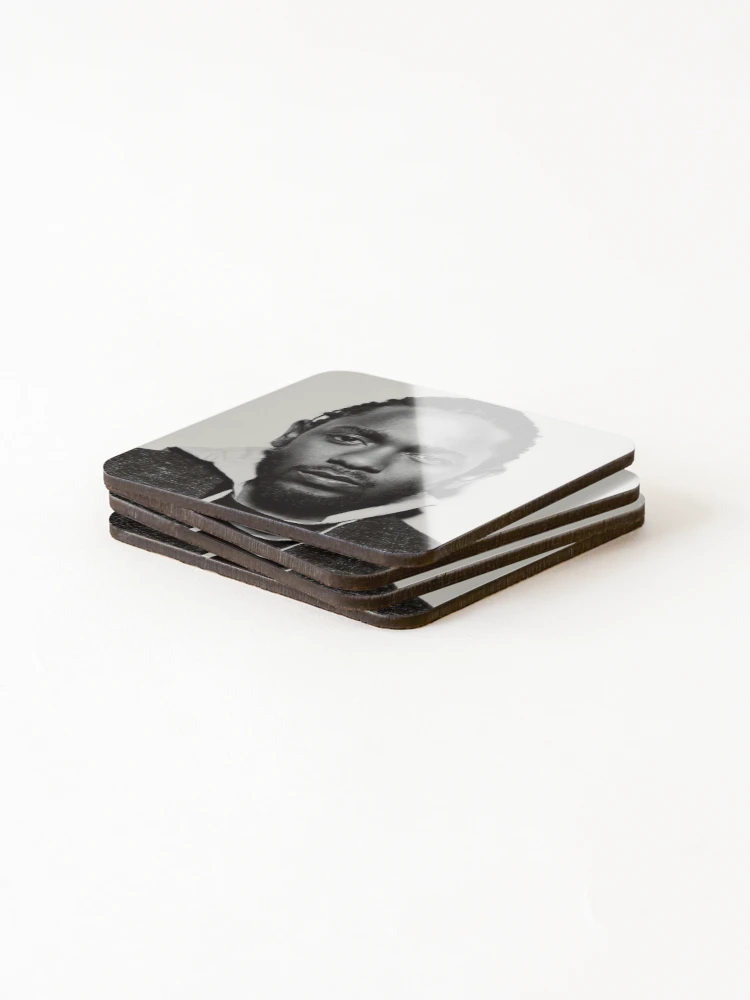Thumbnail 4 of 5, Coasters (Set of 4), Kendrick Lamar Rapper designed and sold by TopThreadTrove.