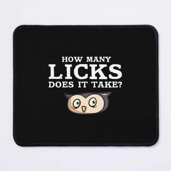 Item preview, How many licks does it take Typography Ex designed and sold by ralitsoeleshop.