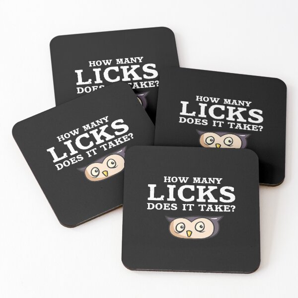 Item preview, How many licks does it take Typography Ex designed and sold by ralitsoeleshop.