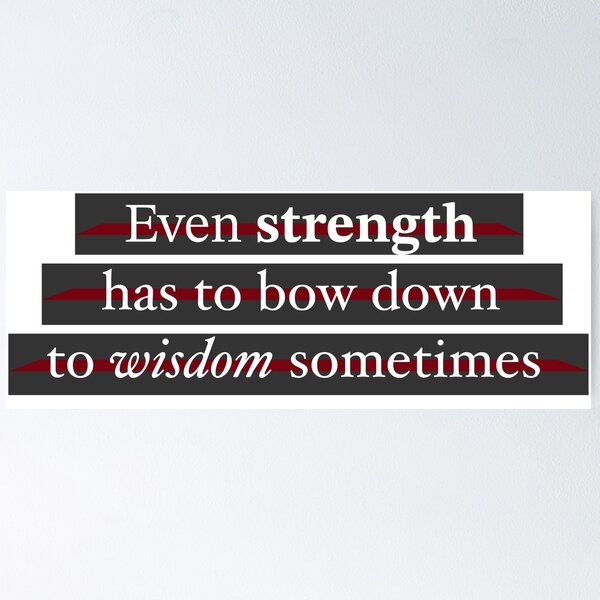 Item preview, Percy Jackson Strength & Wisdom Quote  designed and sold by Sennapink.