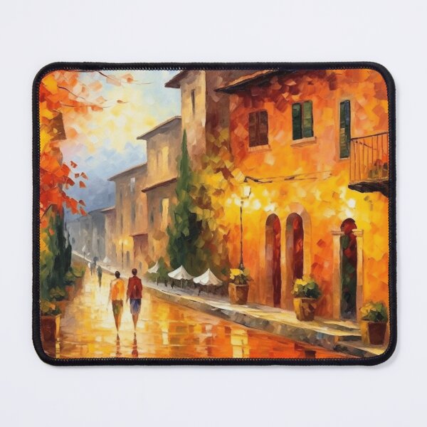 Item preview, A charming quiet street in Florence designed and sold by StudioRedKoala.