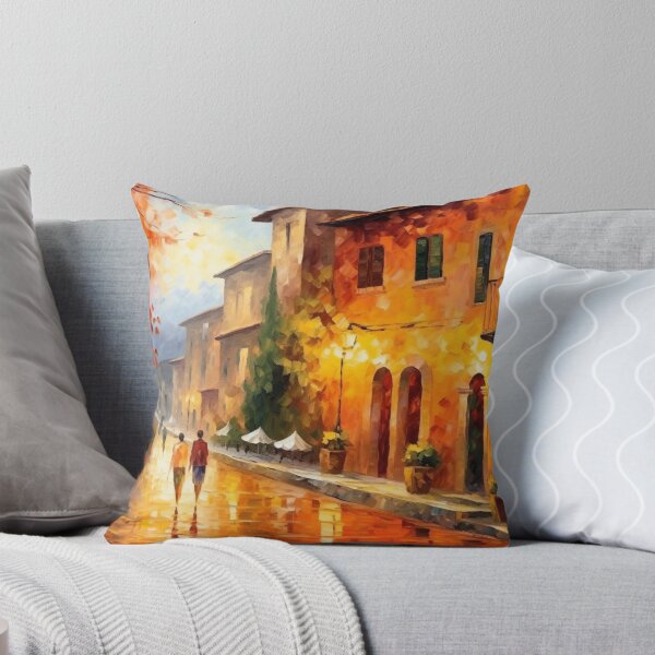 Item preview, A charming quiet street in Florence designed and sold by StudioRedKoala.