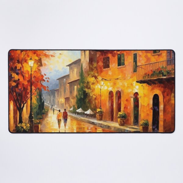 Item preview, A charming quiet street in Florence designed and sold by StudioRedKoala.