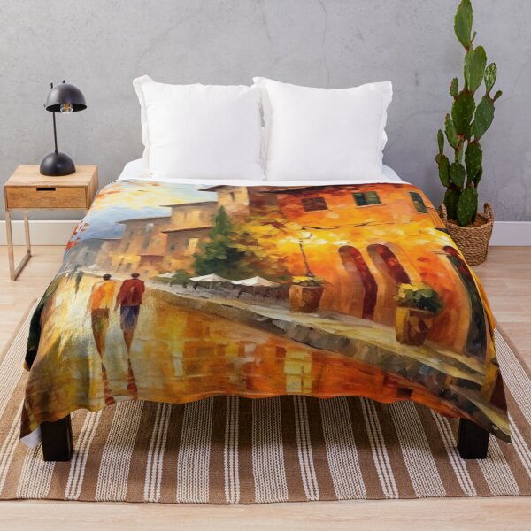 Item preview, A charming quiet street in Florence designed and sold by StudioRedKoala.