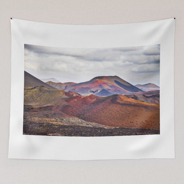 Item preview, Red Black Timanfaya Lanzarote Volcanos (Volcanic Lava Paradise, Canary Islands) designed and sold by SmileMoreAgain.