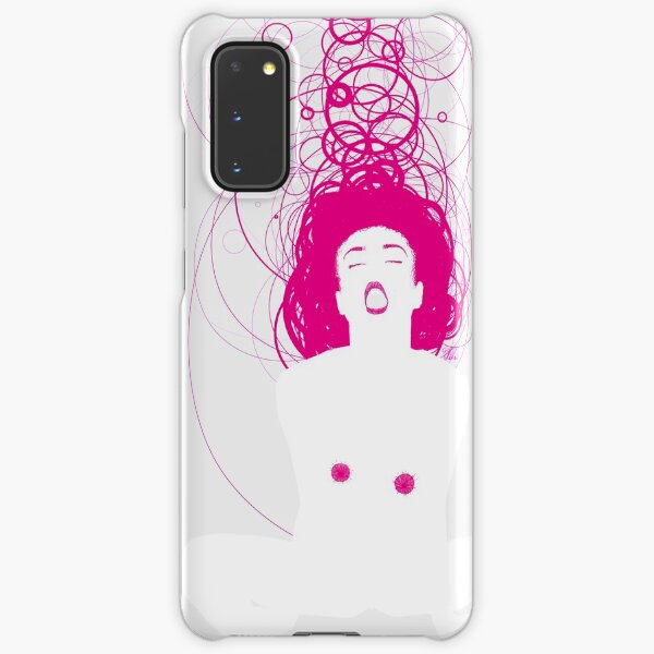 magenta girl Samsung Galaxy Snap Case