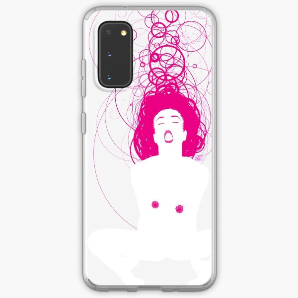 magenta girl Samsung Galaxy Soft Case