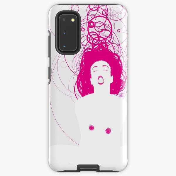 magenta girl Samsung Galaxy Tough Case