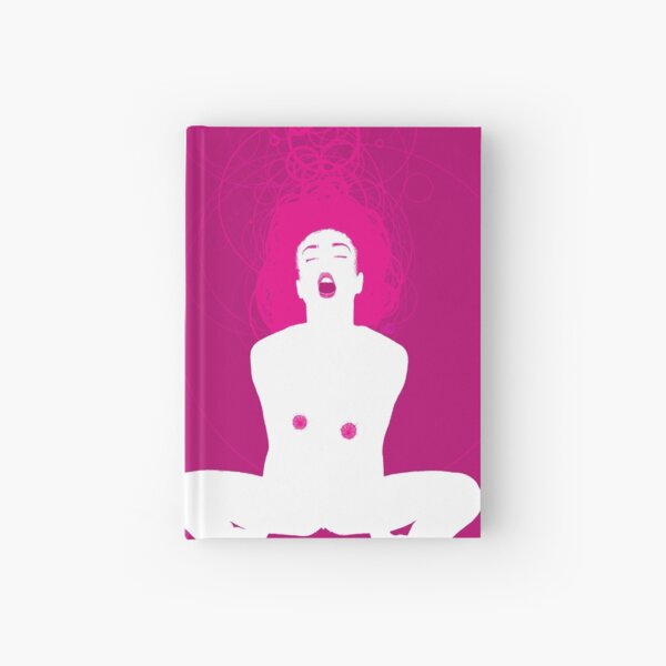 magenta girl Hardcover Journal