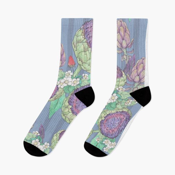Item preview, Spring Artichoke_blue designed and sold by hahaha-creative.