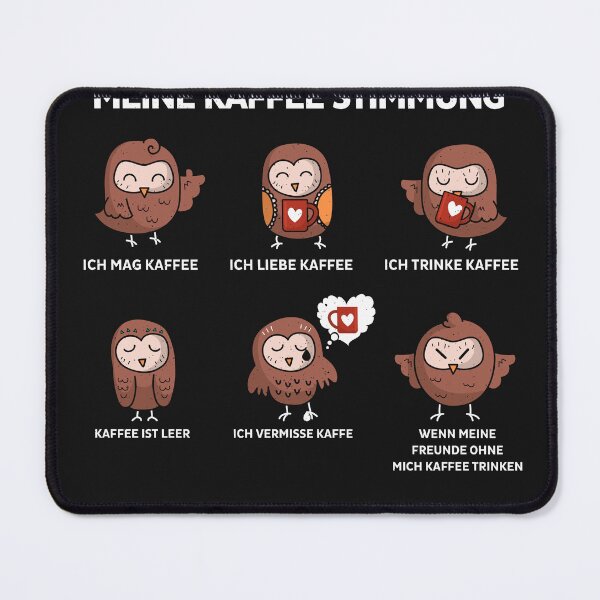 Item preview, Coffee Moods Owl designed and sold by ChrisFeil.