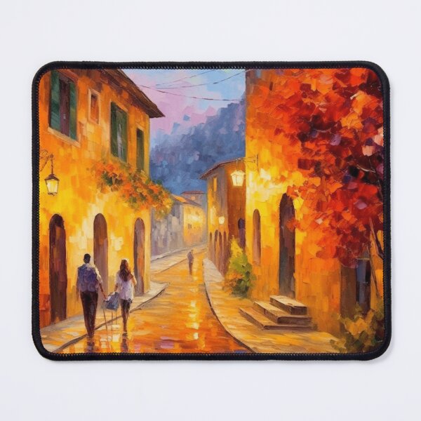 Item preview, A charming quiet street in Florence designed and sold by StudioRedKoala.