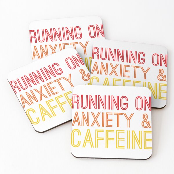Item preview, Running On Anxiety & Caffeine designed and sold by Parvani.