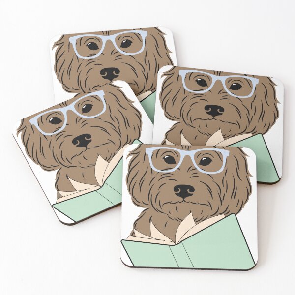 Item preview, Goldendoodle Reading designed and sold by farandaway317.