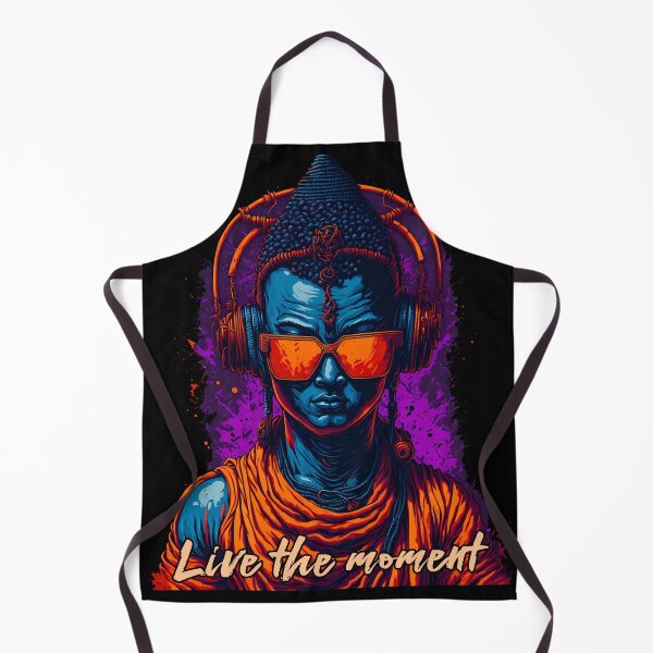 Item preview, Live the moment buddha designed and sold by ZenStickConcept.