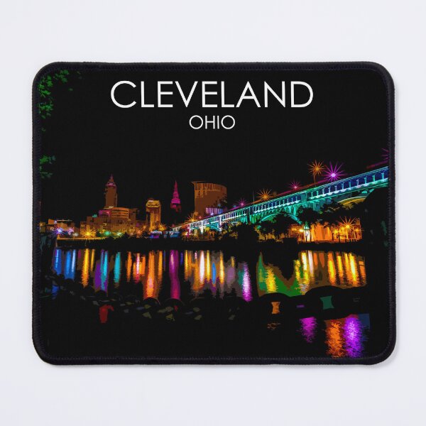 Item preview, Cleveland, Ohio, USA, Print designed and sold by summattodraw.