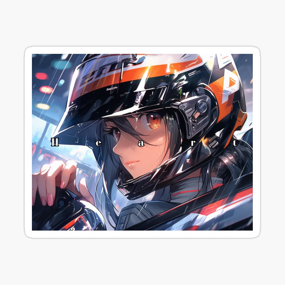 Anime-Inspired F1 Driver: Speed, Skill, and Style Collide