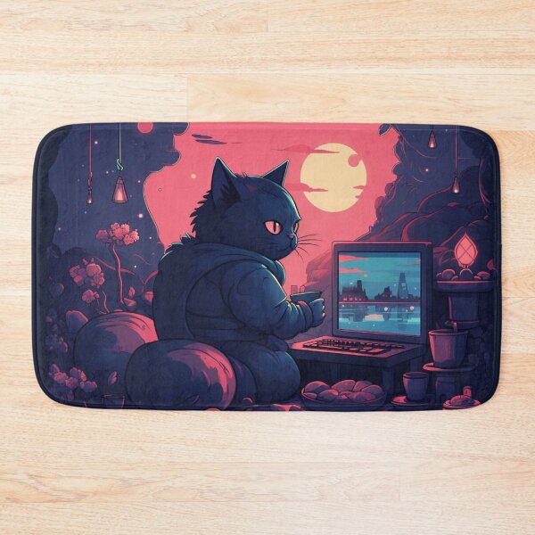 Item preview, Cat in his shelter at sunset designed and sold by RichardDHJ.