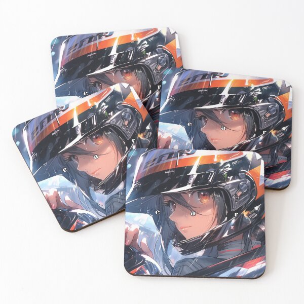 Item preview, Anime-Inspired F1 Driver: Speed, Skill, and Style Collide designed and sold by RIAiCreations.