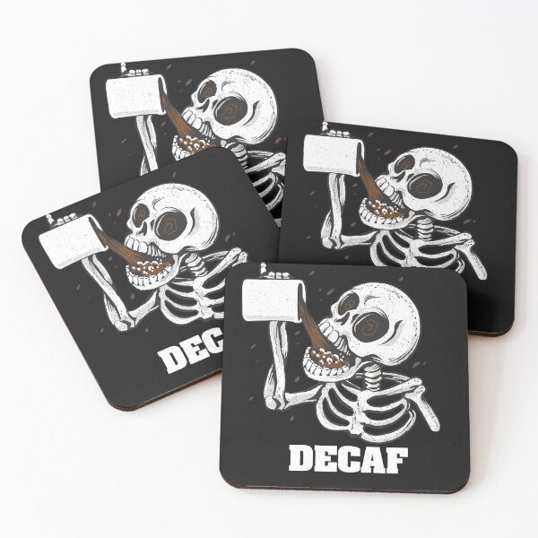 Item preview, Death before Decaf - coffee love designed and sold by ChrisFeil.