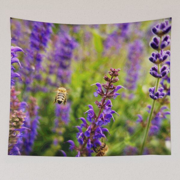 Item preview, Bee in lila designed and sold by FrauleinimStall.