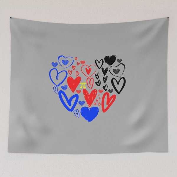 Item preview, Valentines Day Polyamorous Hearts. Polyamory Pride designed and sold by Subtle Pride Shop.