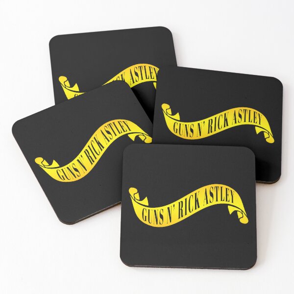 Item preview, GUNS N RICK ASTLEY. BLACK AND YELLOW. designed and sold by 5hertz.