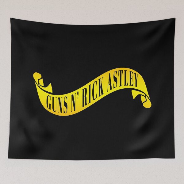 Item preview, GUNS N RICK ASTLEY. BLACK AND YELLOW. designed and sold by 5hertz.