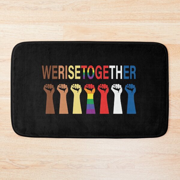 Item preview, We Rise Together. LGBTQ Pride designed and sold by Subtle Pride Shop.