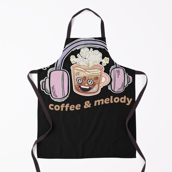 Item preview, Coffee & music melody designed and sold by ChrisFeil.