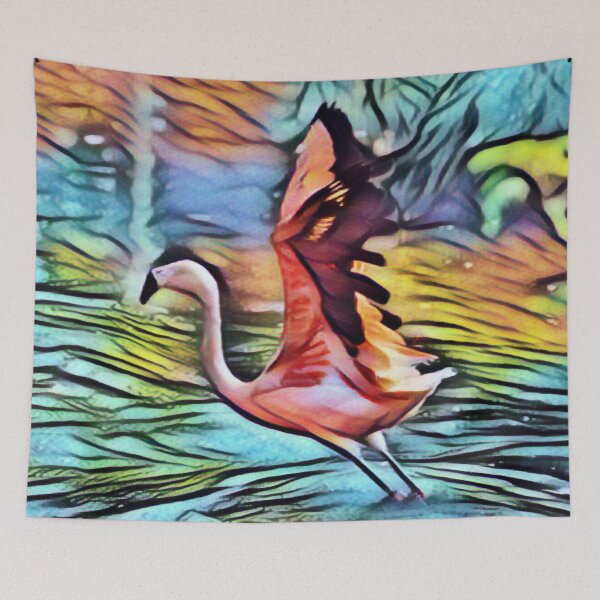 Item preview, Fabulous Flamingo In Glow designed and sold by Fearless-Fox.