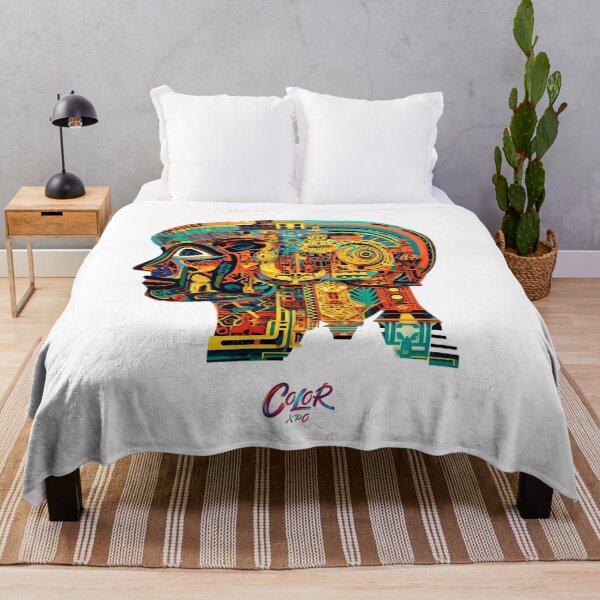 Item preview,  Art of Colorful Ancient Head Old Artistry  designed and sold by ColorXpo.