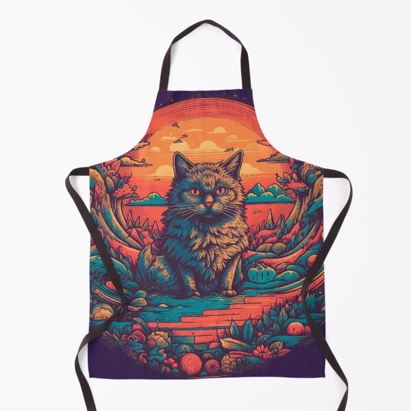 Item preview, Fluffy Mystical Cat - Kitty Looking So Psychedelic - Get This designed and sold by AlanPhotoArt.