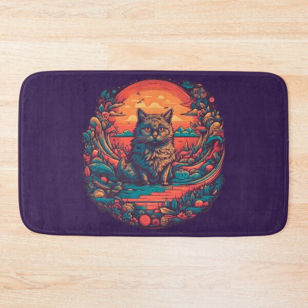 Item preview, Fluffy Mystical Cat - Kitty Looking So Psychedelic - Get This designed and sold by AlanPhotoArt.