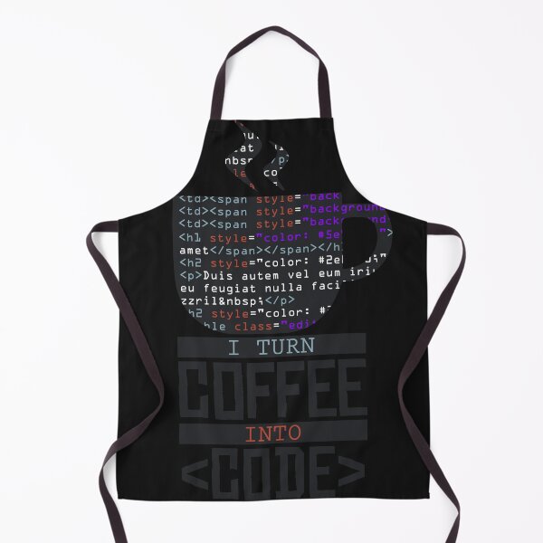 Item preview, Turn coffee into code designed and sold by ChrisFeil.