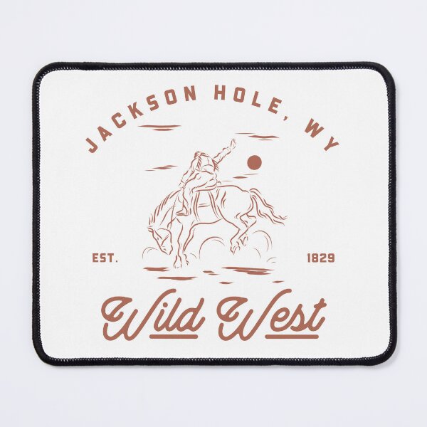 Item preview, Jackson Hole, WY Wild West Buckin Horse designed and sold by Wyogirl307.