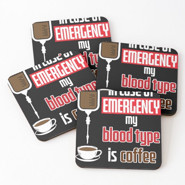 Item preview, Coffee Blood Type designed and sold by ChrisFeil.