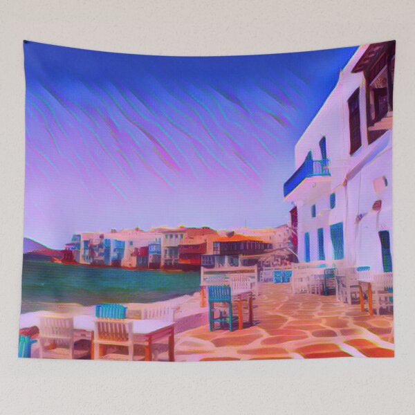 Item preview, Greece Town View designed and sold by MYSLc.