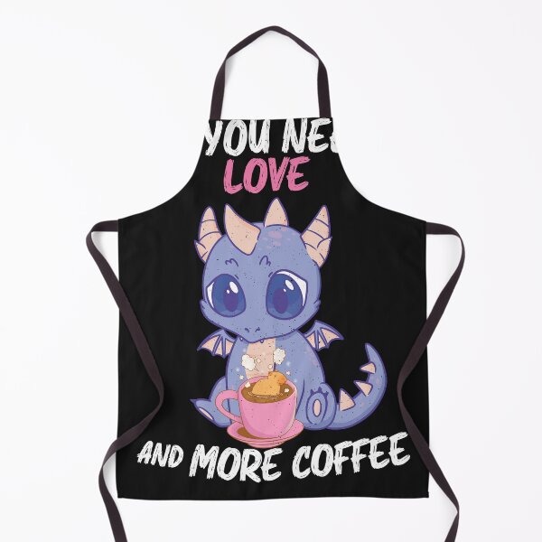 Item preview, Dragon - All you need is Love & Coffee designed and sold by ChrisFeil.