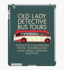 Alte Dame Detective Bus Tours iPad-Hülle & Klebefolie