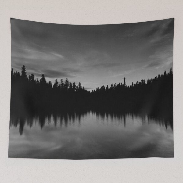Item preview, Fotografía en blanco y negro de Park Forest, River, Nature background designed and sold by AJDesignsstuff.