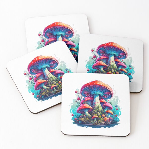 Artikelvorschau, Coole Pilze - DMT-Kunststil - Psychedelische Illustration für Pilzliebhaber entworfen und verkauft von AlanPhotoArt.