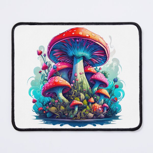 Artikelvorschau, Coole Pilze - DMT-Kunststil - Psychedelische Illustration für Pilzliebhaber entworfen und verkauft von AlanPhotoArt.