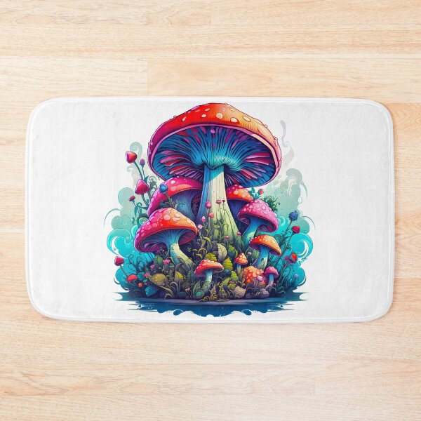 Item preview, Cool Mushrooms - DMT Art Style - Psychedelic Illustration For Mushroom Lovers designed and sold by AlanPhotoArt.