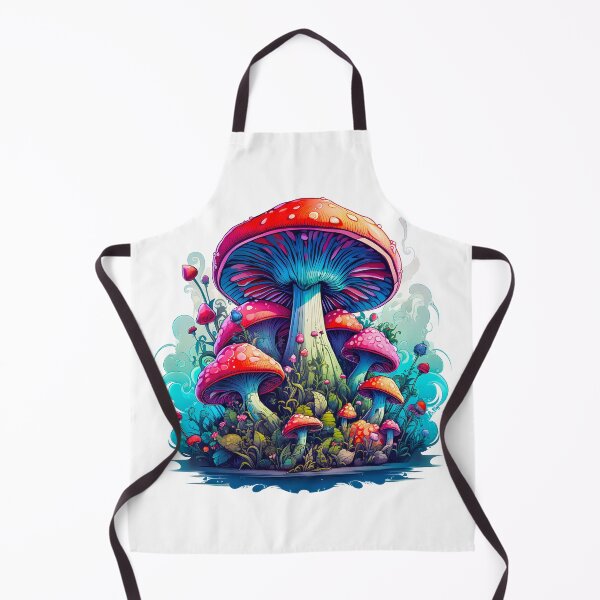 Item preview, Cool Mushrooms - DMT Art Style - Psychedelic Illustration For Mushroom Lovers designed and sold by AlanPhotoArt.