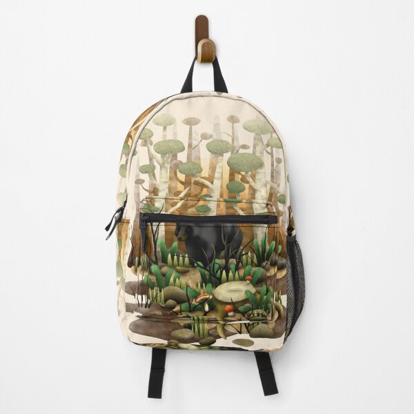 Item preview, Black bear in a sunny forest designed and sold by AliciaDiamond.