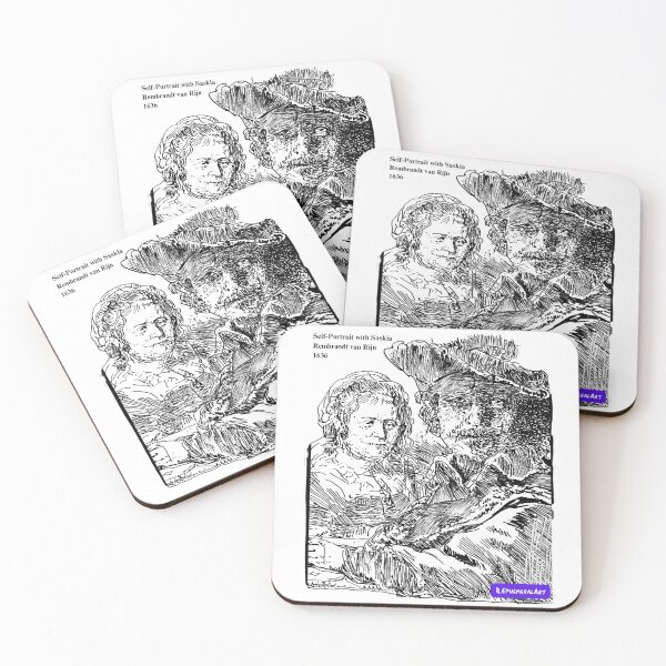 Item preview, Self Portrait with Saskia Rembrandt Identification designed and sold by B-EphemeralArt.